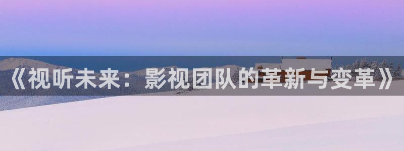 xx青丝影院：《视听未来：影视团队的革新与变革》